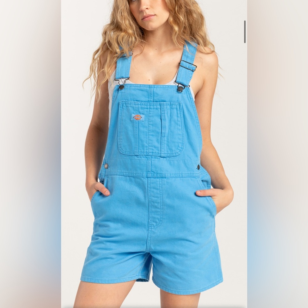 DICKIES Relaxed Fit Duck Bib Womens Shortalls